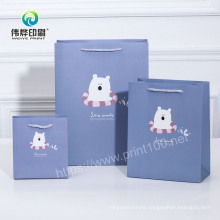 Customized Happy Easter Printing Service Paper Gift Bag for Clothing Custom Design